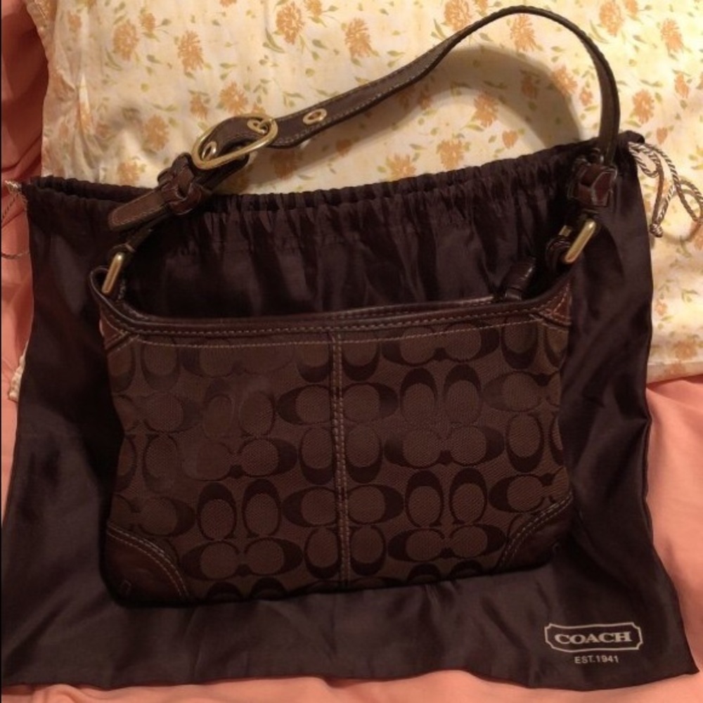 Coach monogram bag